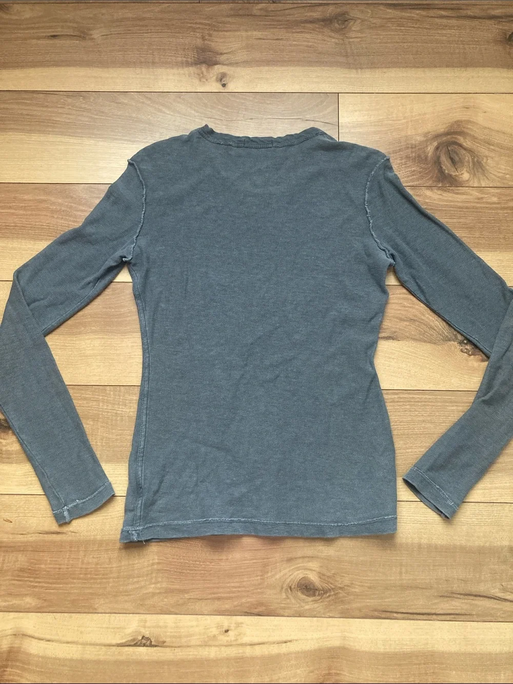 James Perse Inside Out Raglan Long Sleeve Tee - Picture 9 of 9